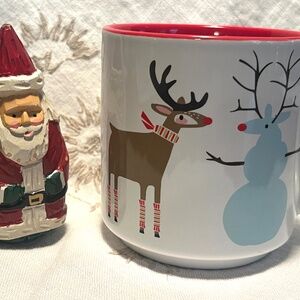 Unused 2017 Holiday Caribou Coffee Mug -OH YAY! SNOW DAY!